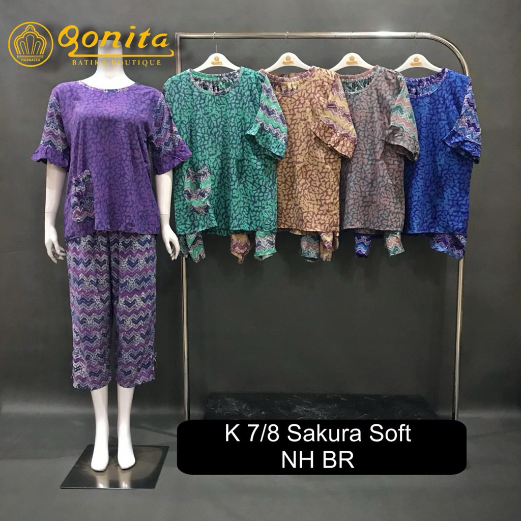 [LD 108] QONITA DASTER SETELAN 7/8 SAKURA SOFT