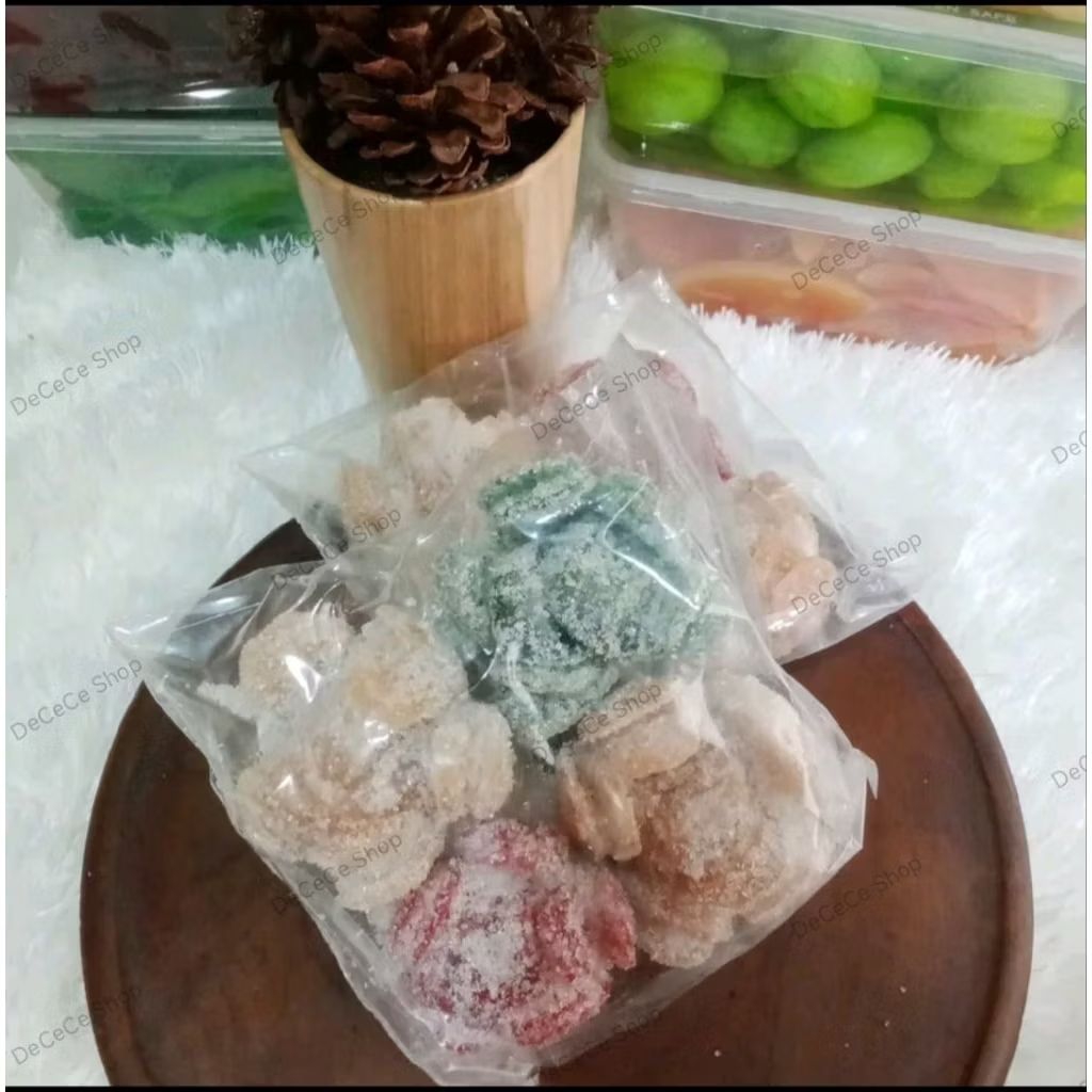 Manisan Pala Kering Bunga | Manisan Medan Murah | DeCeCe Shop