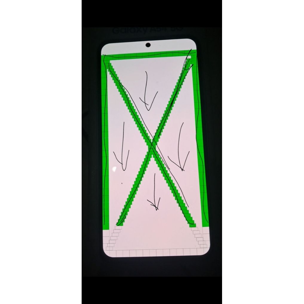 12.12 DISKON PARAHH !!!! . LCD Samsung A54 + Frame warna Abu/Silver. Minus Touchscreen bagian bawah 