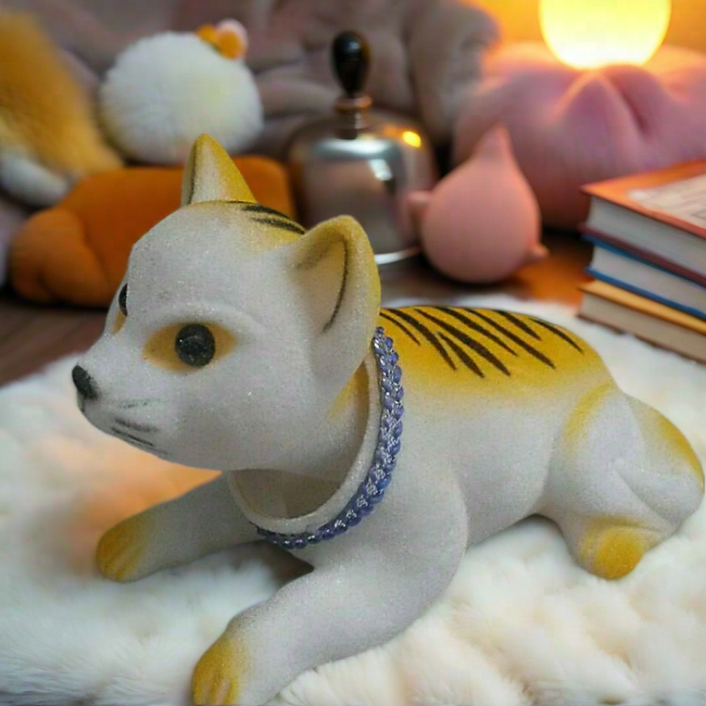 boneka kucing kepala goyang