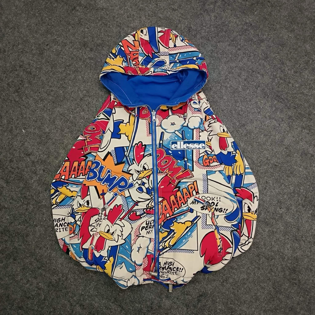 Ellesse Cocorico Reversible bolak balik rare item