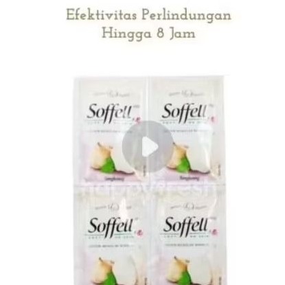 SOFFEL BENGKOANG RENCENG  LOTION ANTI NYAMUK 12 SACHET