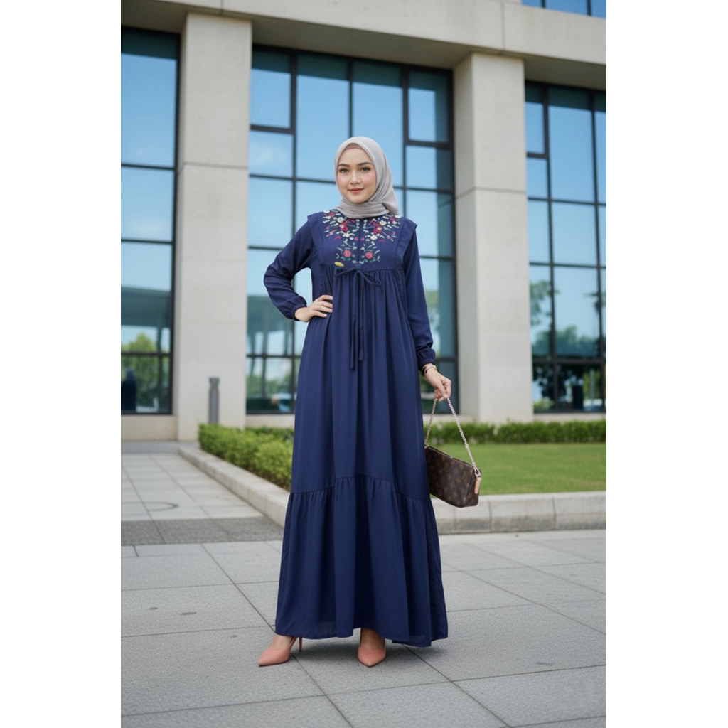AMANDA MAXI DRESS GAMIS Terbaru