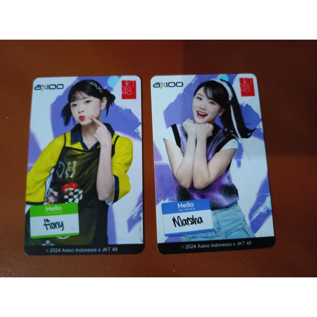 Photocard Ekslusif JKT48 X Axioo