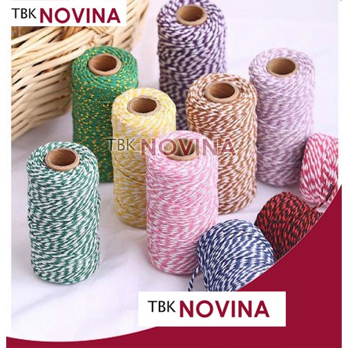TALI MERAH PUTIH / GOLD PUTIH / TALI BAKERS TWINE / TALI PITA