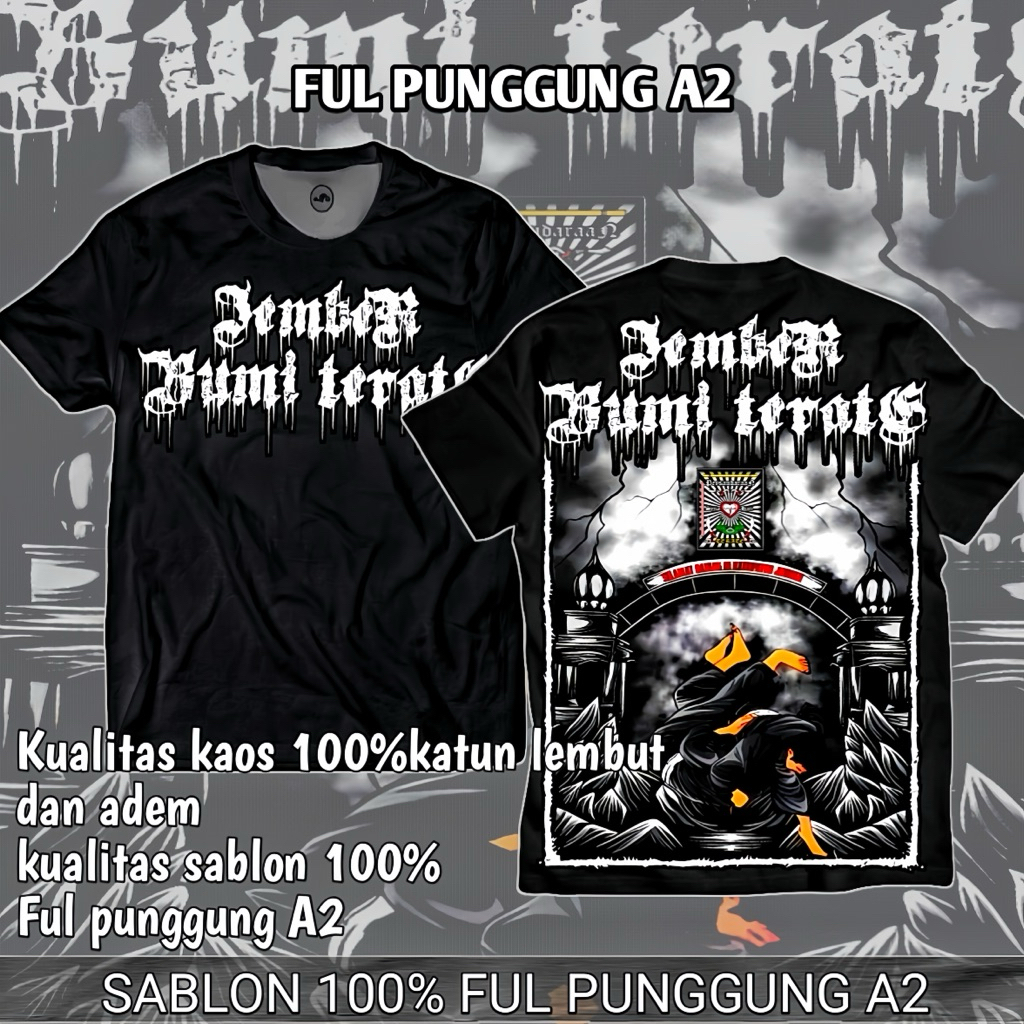 kaos psht jember terbaru kaos distro disain terbaru sh terate jember ful punggung A2