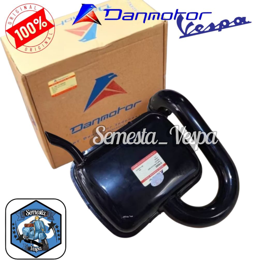 Knalpot DGM Knalpot vespa DGM px excel exclusive original danmotor