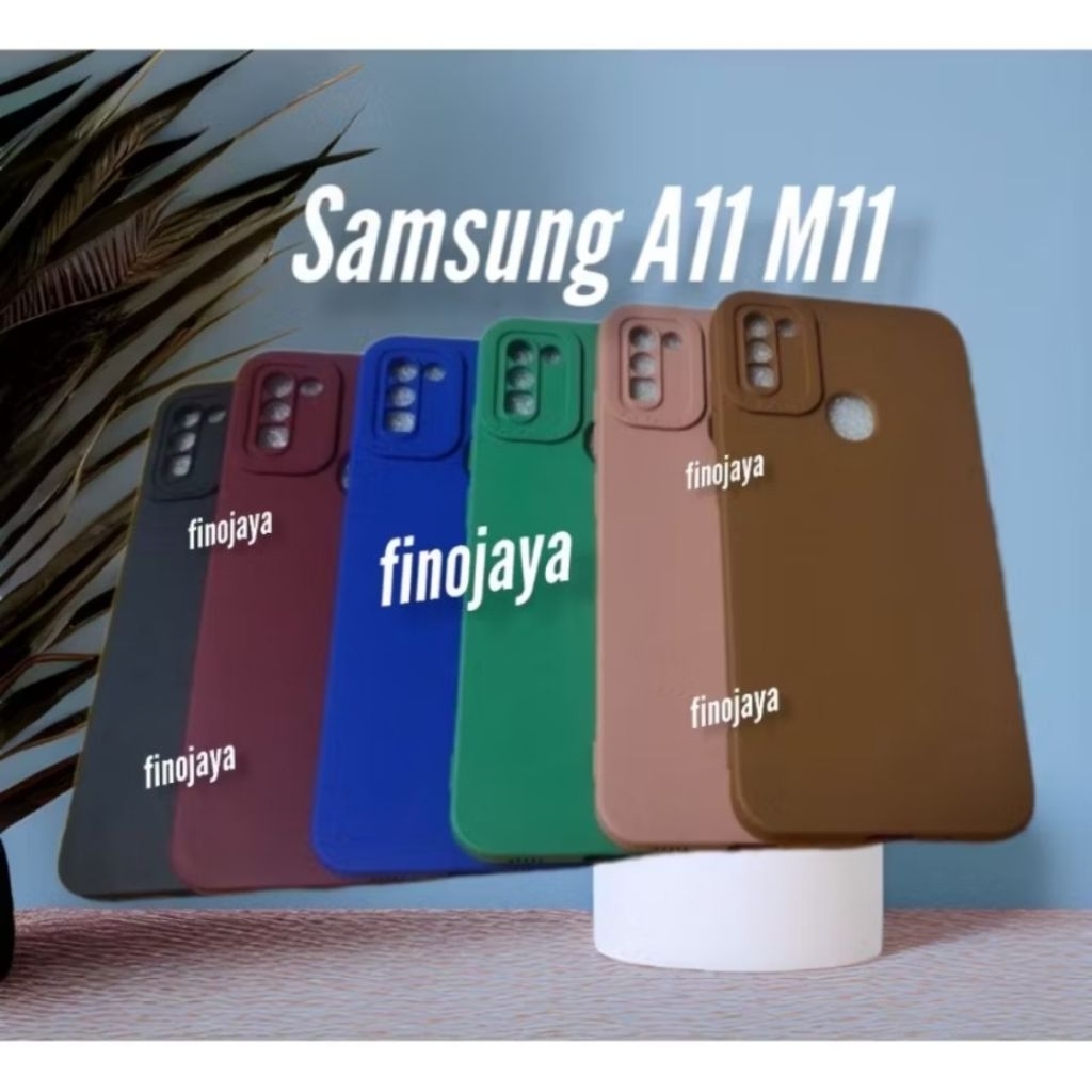 Soft Case Samsung A11 M11 Silikon Casing Macaron Pro