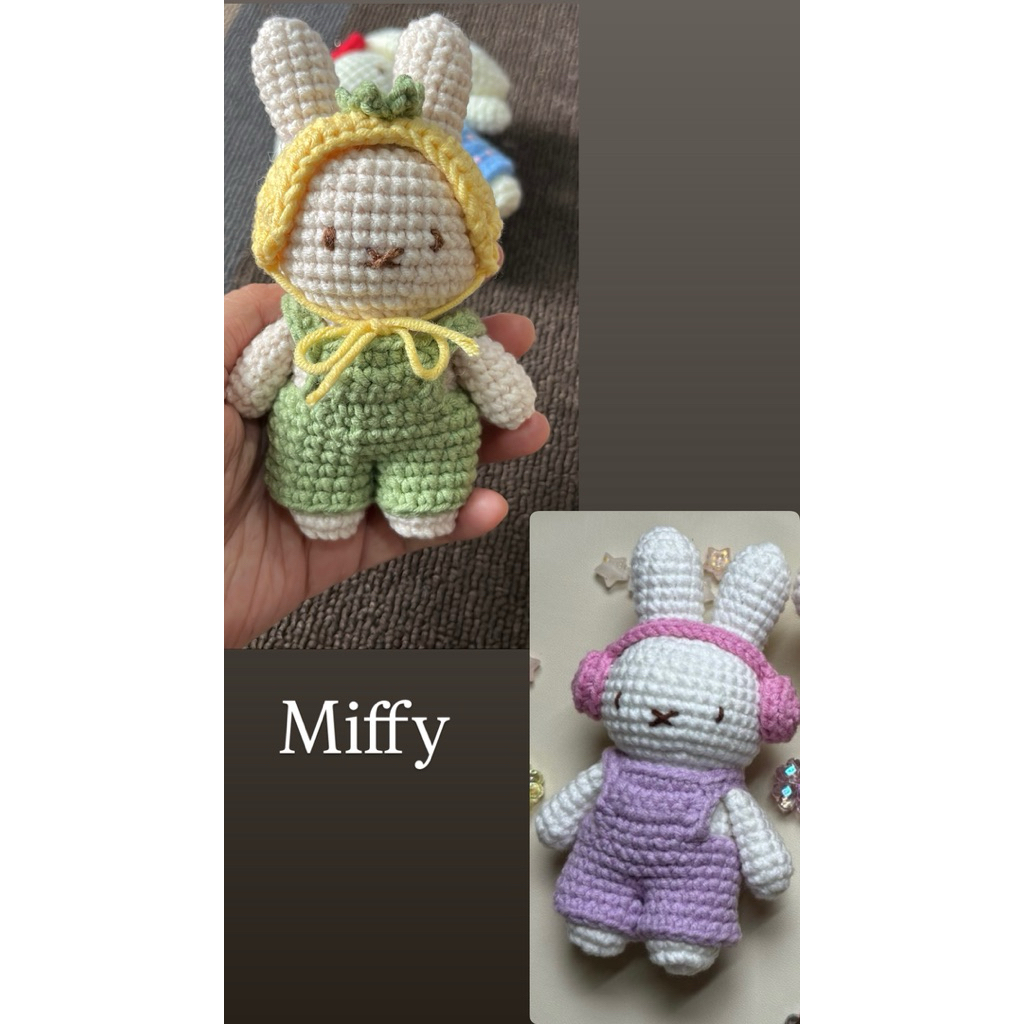 Miffy | Gantungan kunci rajut Miffy