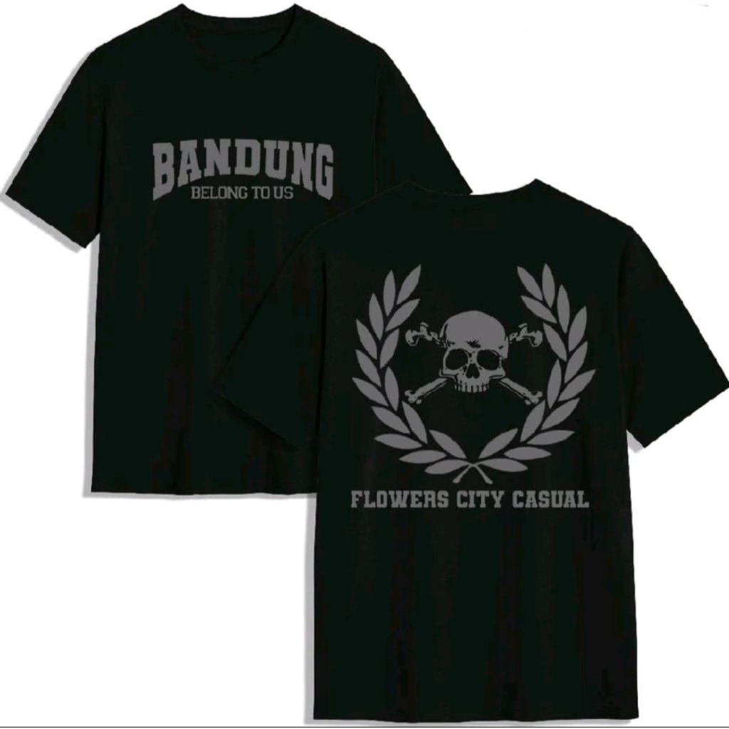 KAOS BANDUNG BELONG TO US, FLOWERS CITY CASUAL