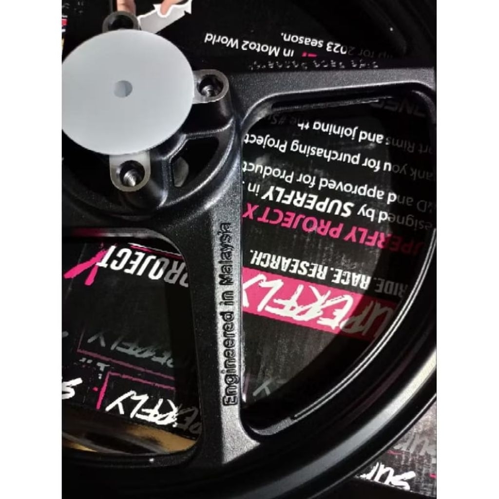 VELK VELG PELEK RACING SUPERFLY PROJECT X MODEL YAMAHA EGO MIO 125 MIO Z MIO S GEAR 125 LUVIAS MALAY