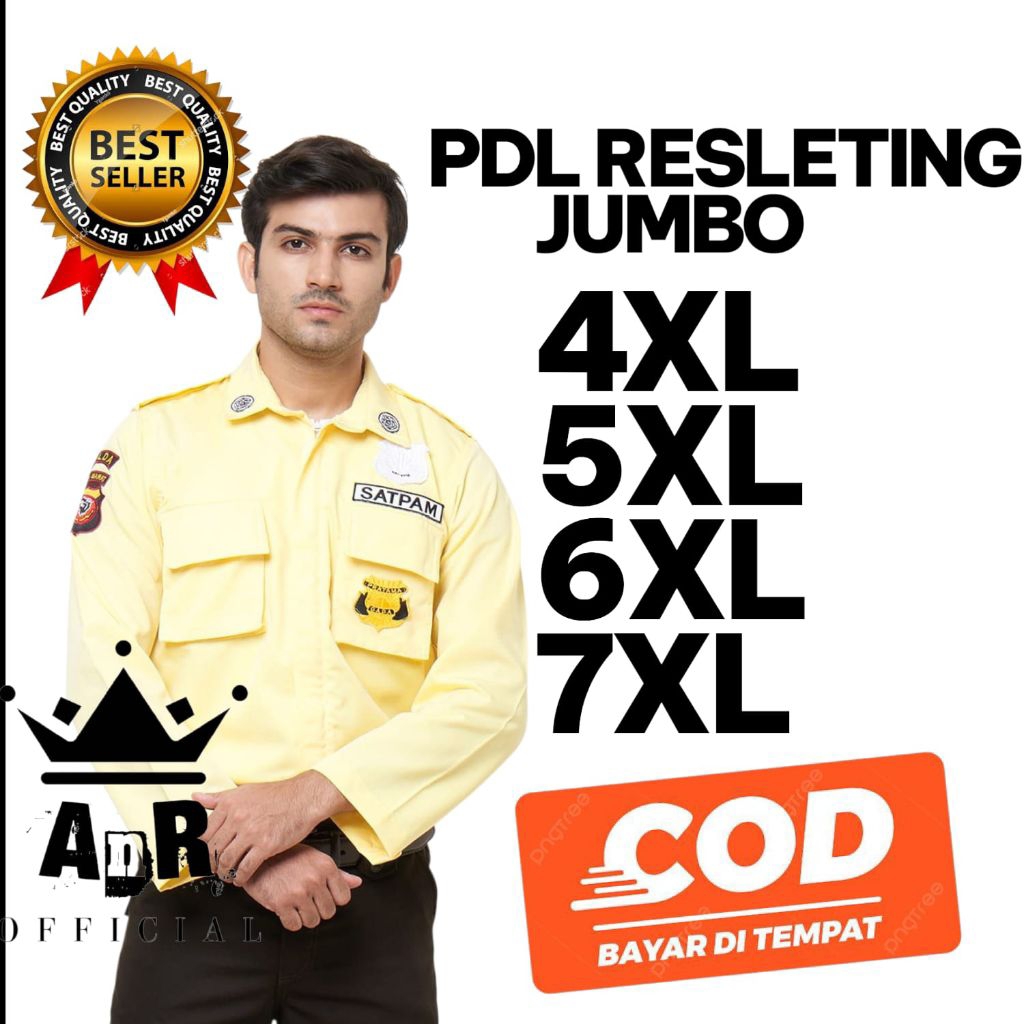 Seragam security/satpam PDL Jumbo premium terbaru,bahan tebal,adem & sangat nyaman dipakai