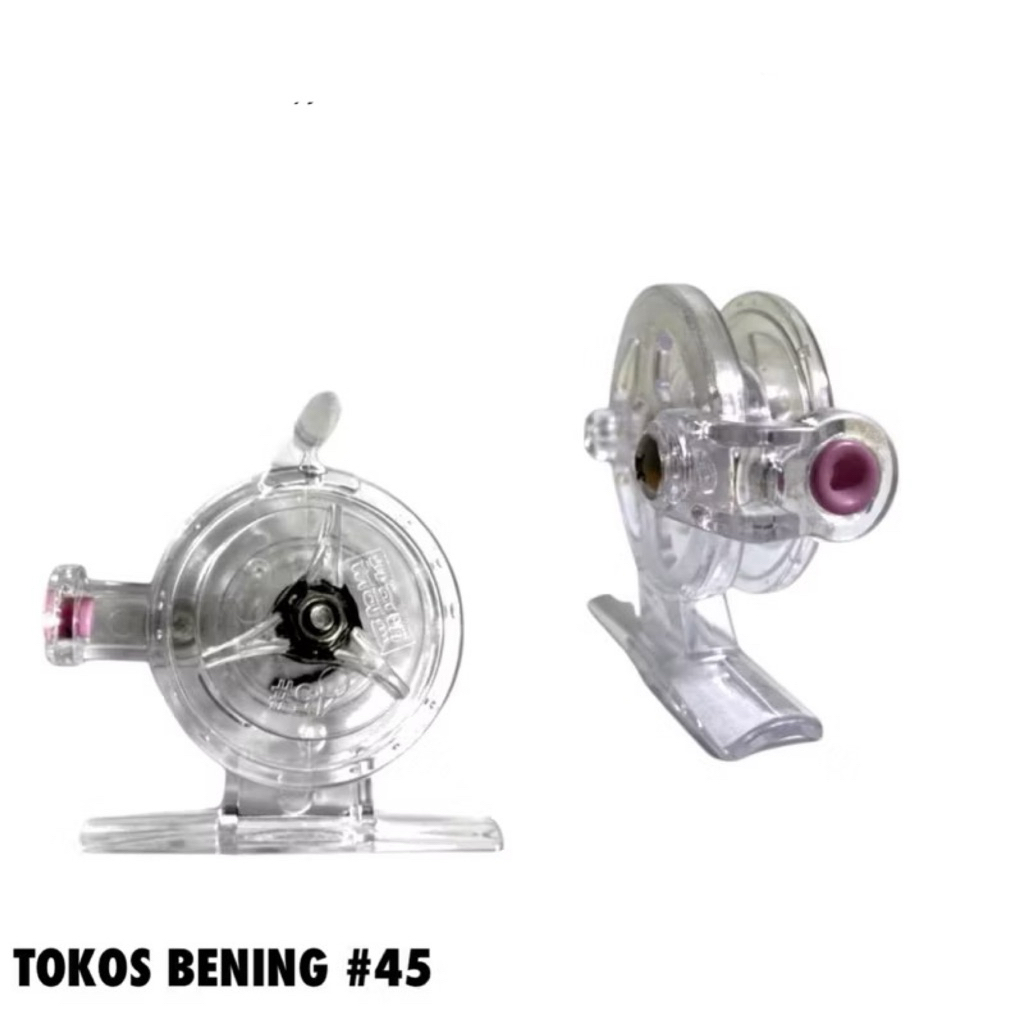Reel Pancing Tegek Tokos Bening - Tokos Fly Reel Bening Seri #45 - Handle Kiri