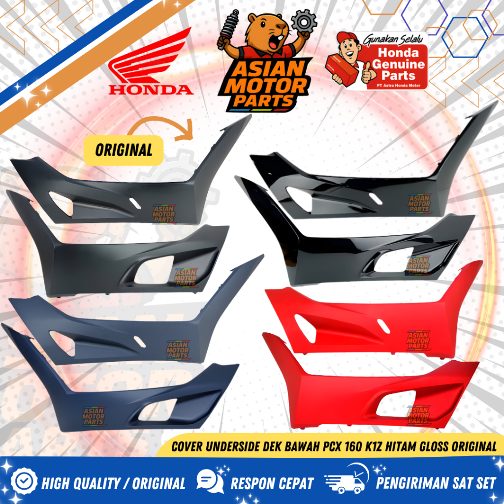 Cover Under Side PCX 160 K1Z Cover R L Floor Side Dek Samping Bawah PCX 160 K1Z Original ALL WARNA
