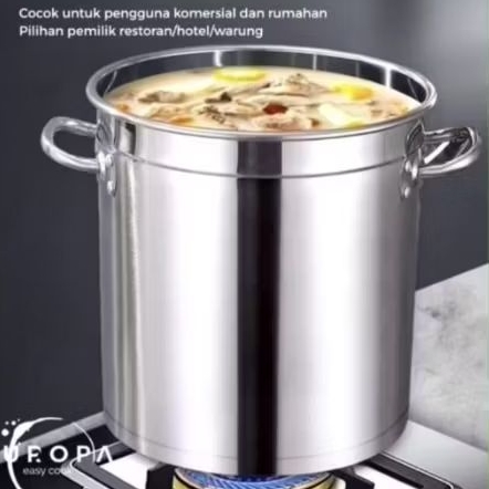PANCI STOK POT 50CM/PANCI JUMBO STAINLESS STELL