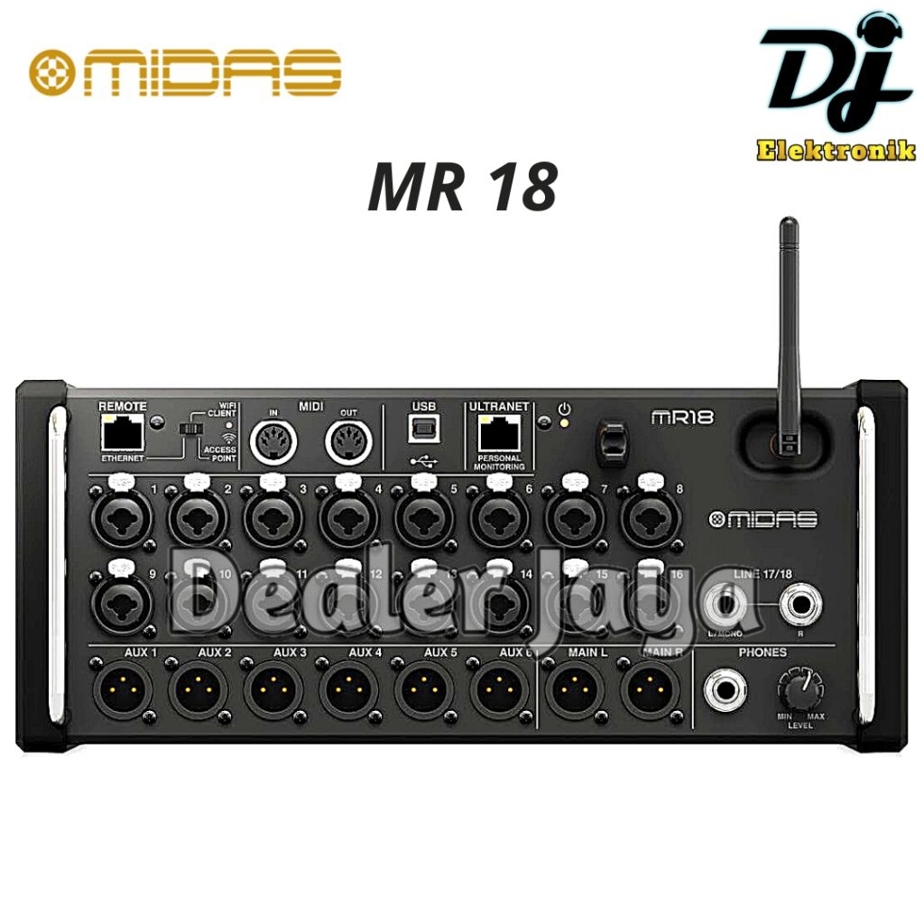 Mixer Digital Midas MR 18 / MR18