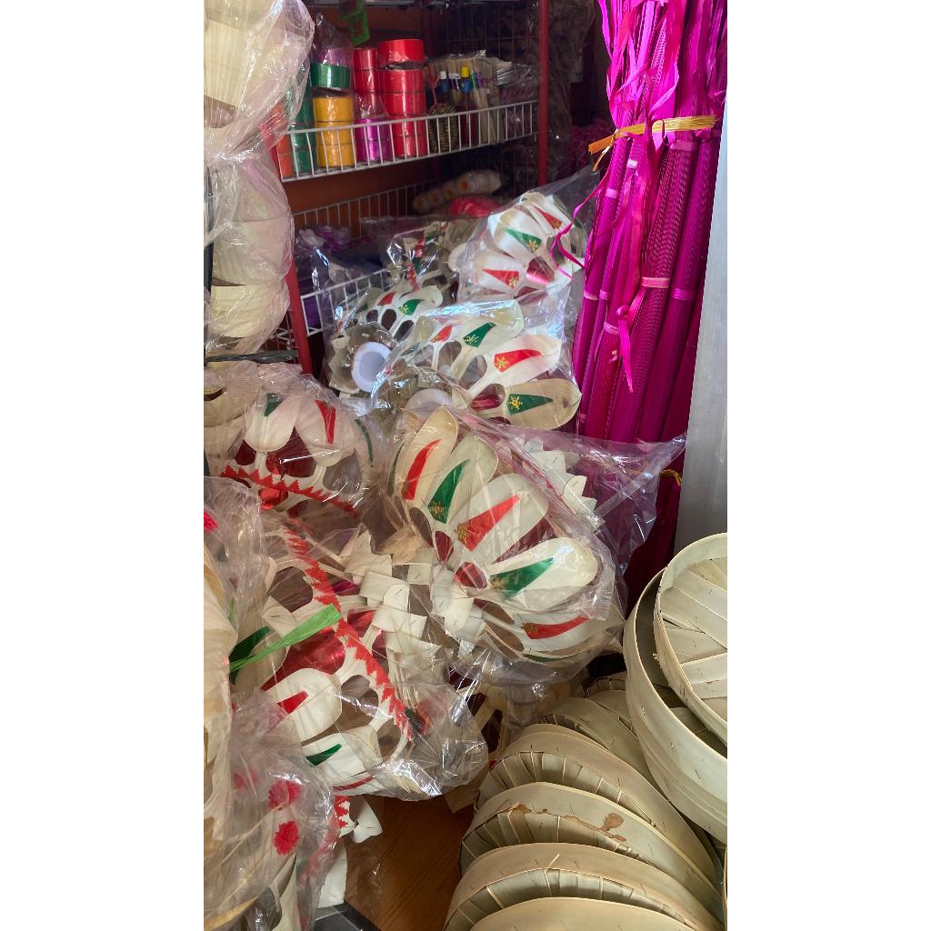 janur penjor polos / janur penjor cantik / janur penjor bola