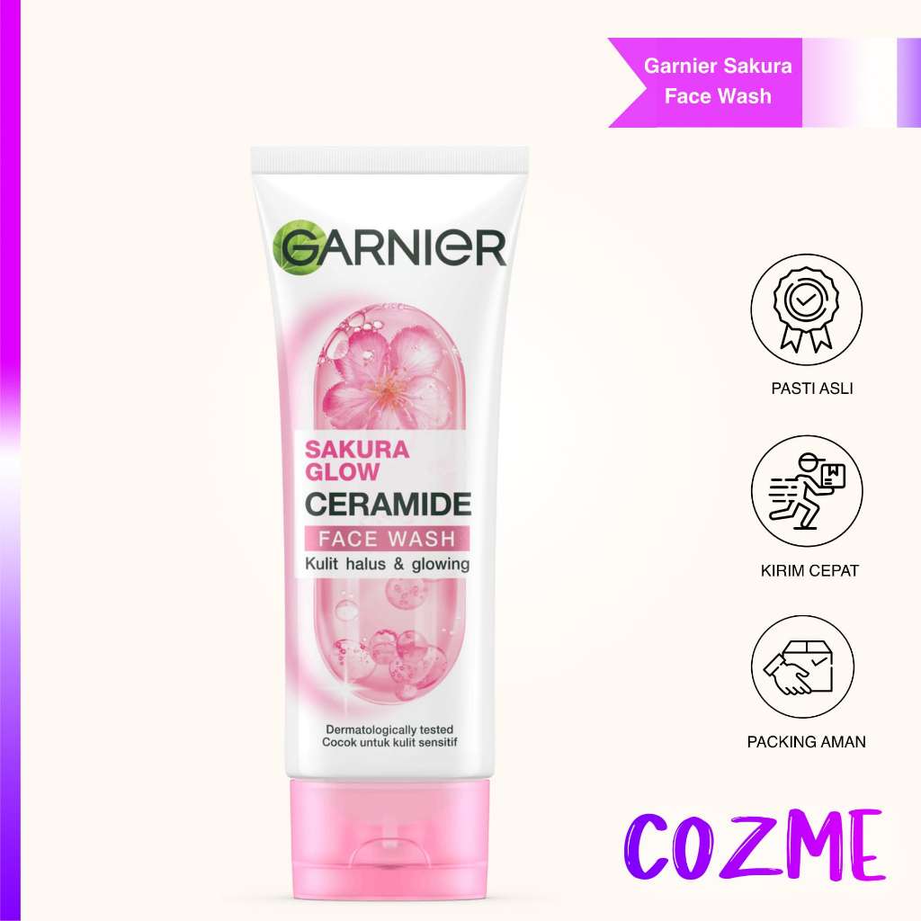 GARNIER Sakura Glow Ceramide Face Wash