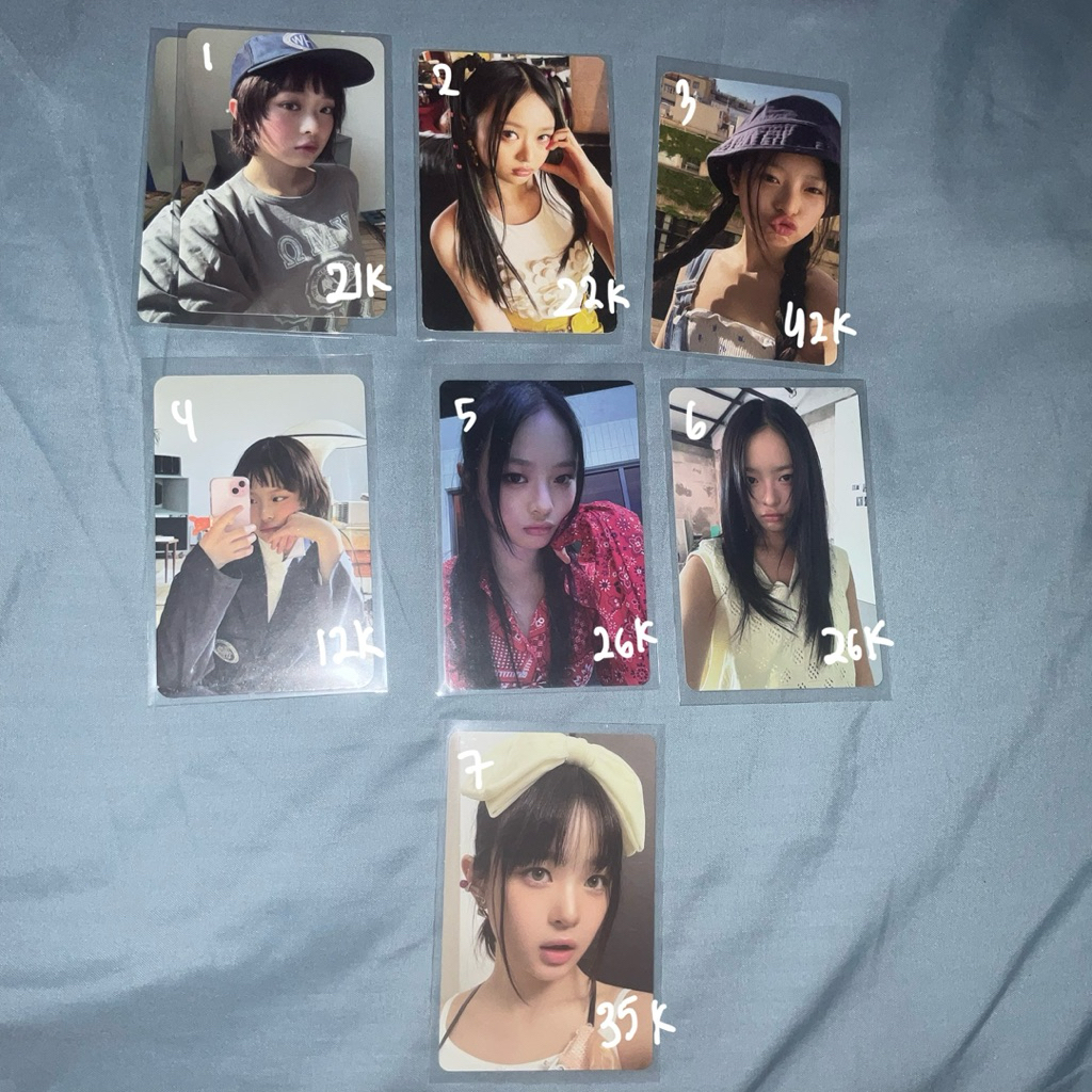 (WAJIB CO PACK) START FROM 10K OFFICIAL PHOTOCARD PC NEWJEANS HANNI DANIELLE MINJI HAERIN HYEIN hann