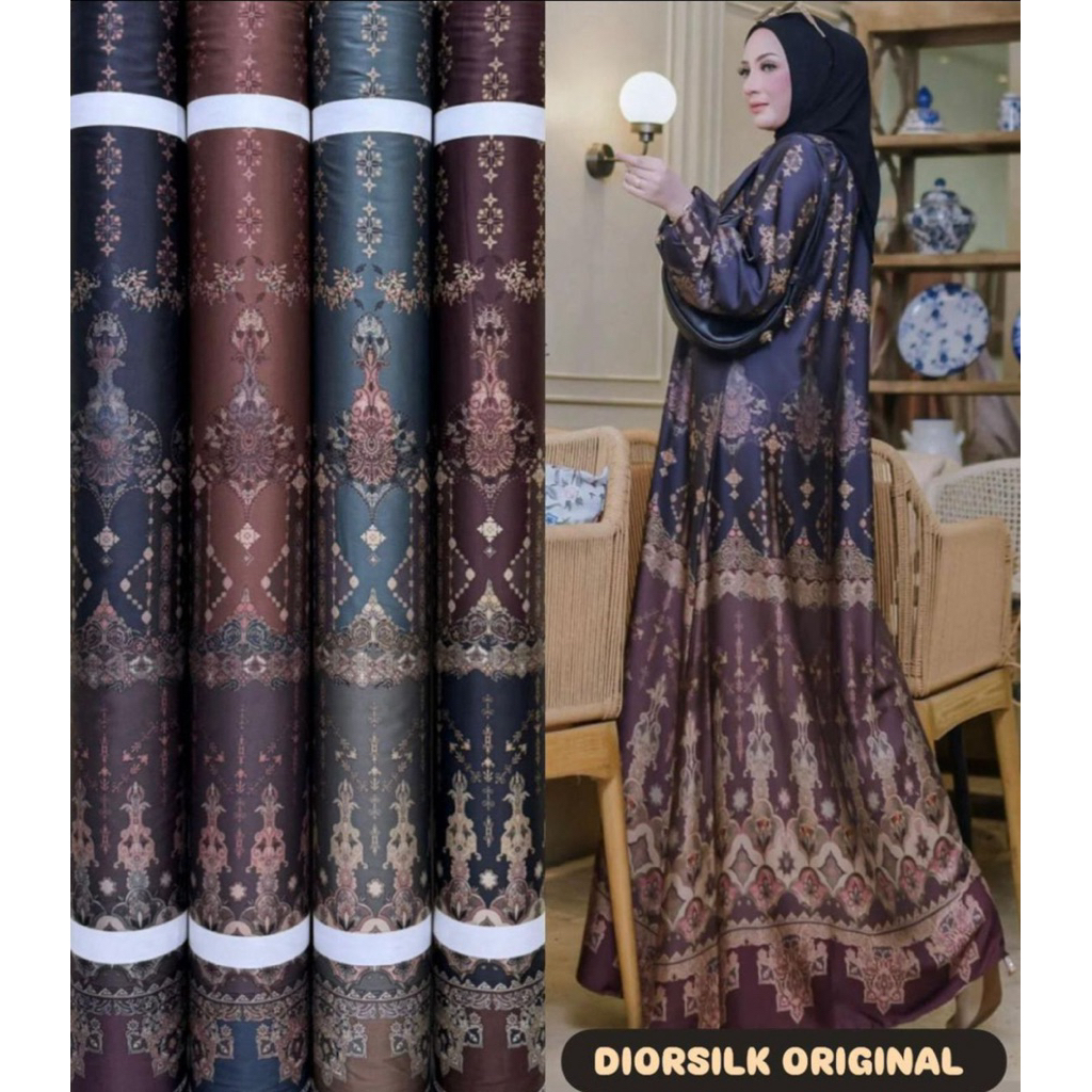 kain terbaru silk motif etnik / bahan couple etnik / kain gamis kemeja couple / bahan terbaru silk