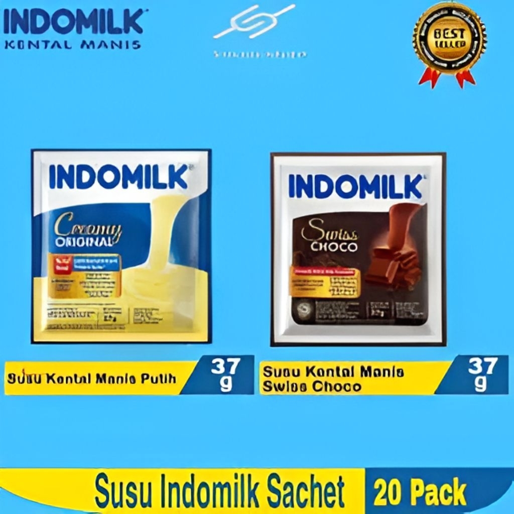 [LARISDA] INDOMILK SACHET 1DUS ISI 20 PAK