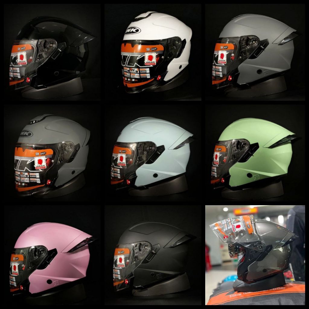HELM INK TERRA ORIGINAL DOUBLE VISOR HELM INK TERRA WHITE BLACK GREY PINK GREEN ORIGINAL DOUBLE VISO