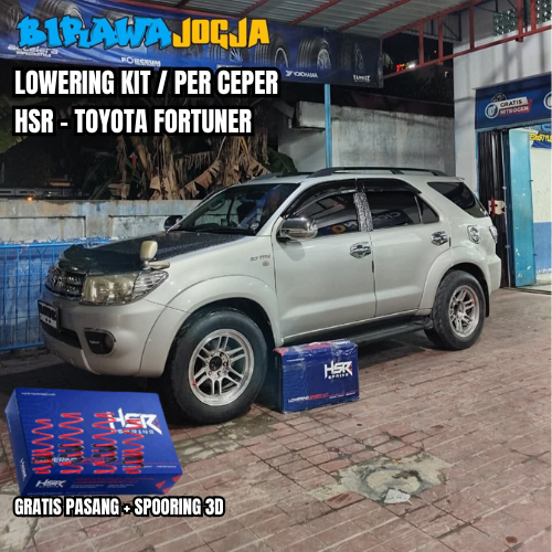 Per Ceper Fortuner VNT - Lowering Kit HSR Toyota Fortuner Warna Merah
