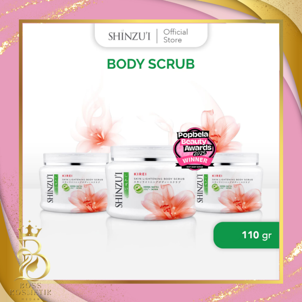 Shinzui Body Scrub 110Gr (Kecil) Lulur Mandi