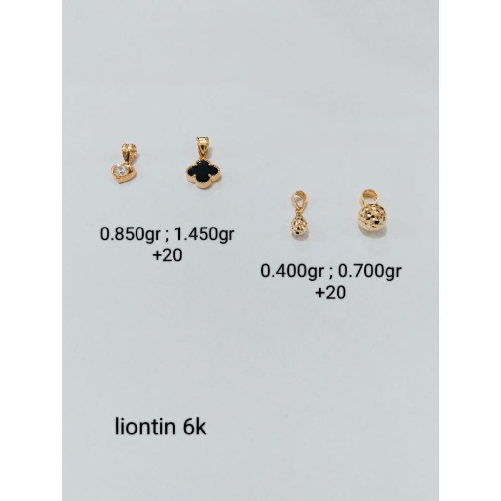 liontin emas 6k