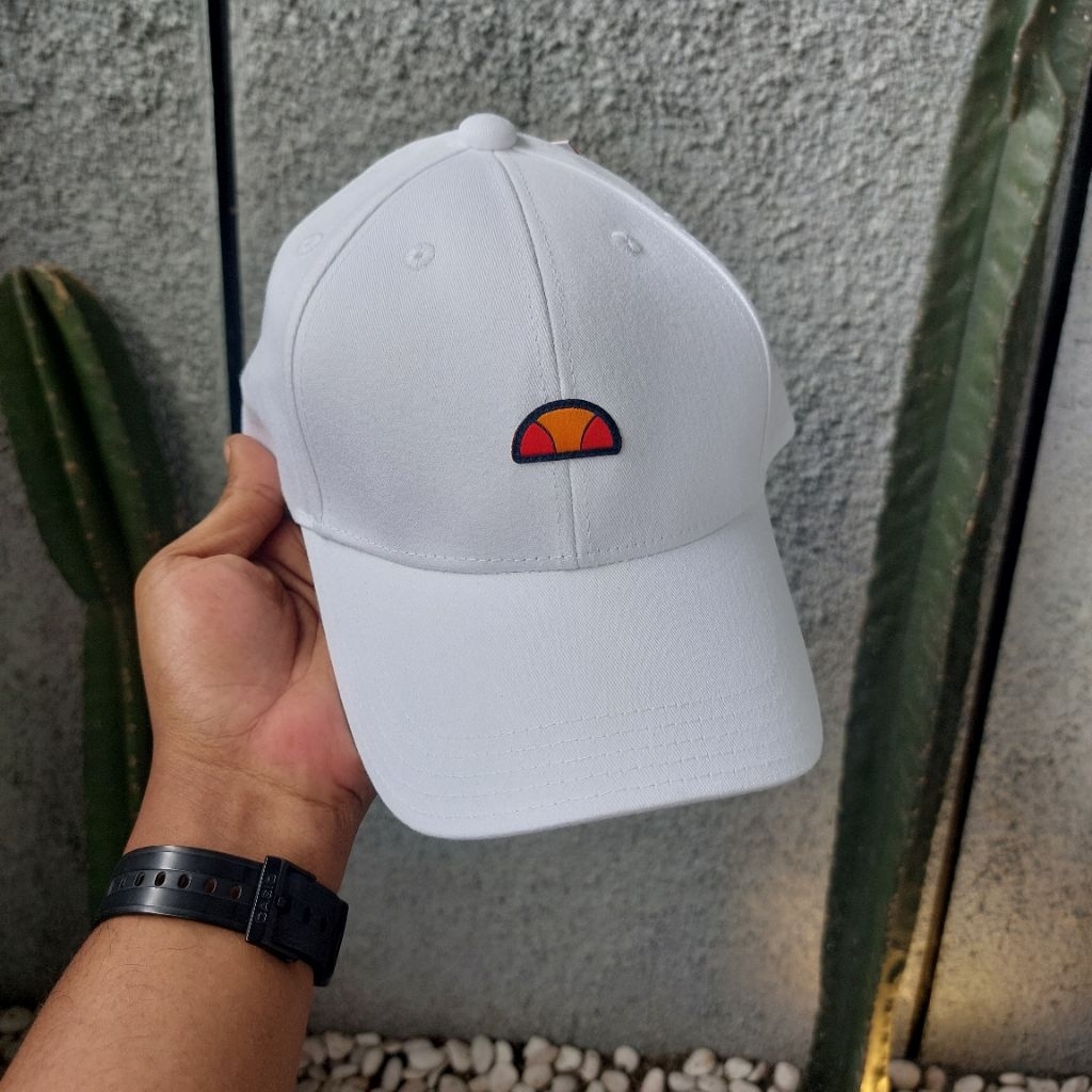 topi caps Ellese white small logo - original bnwt