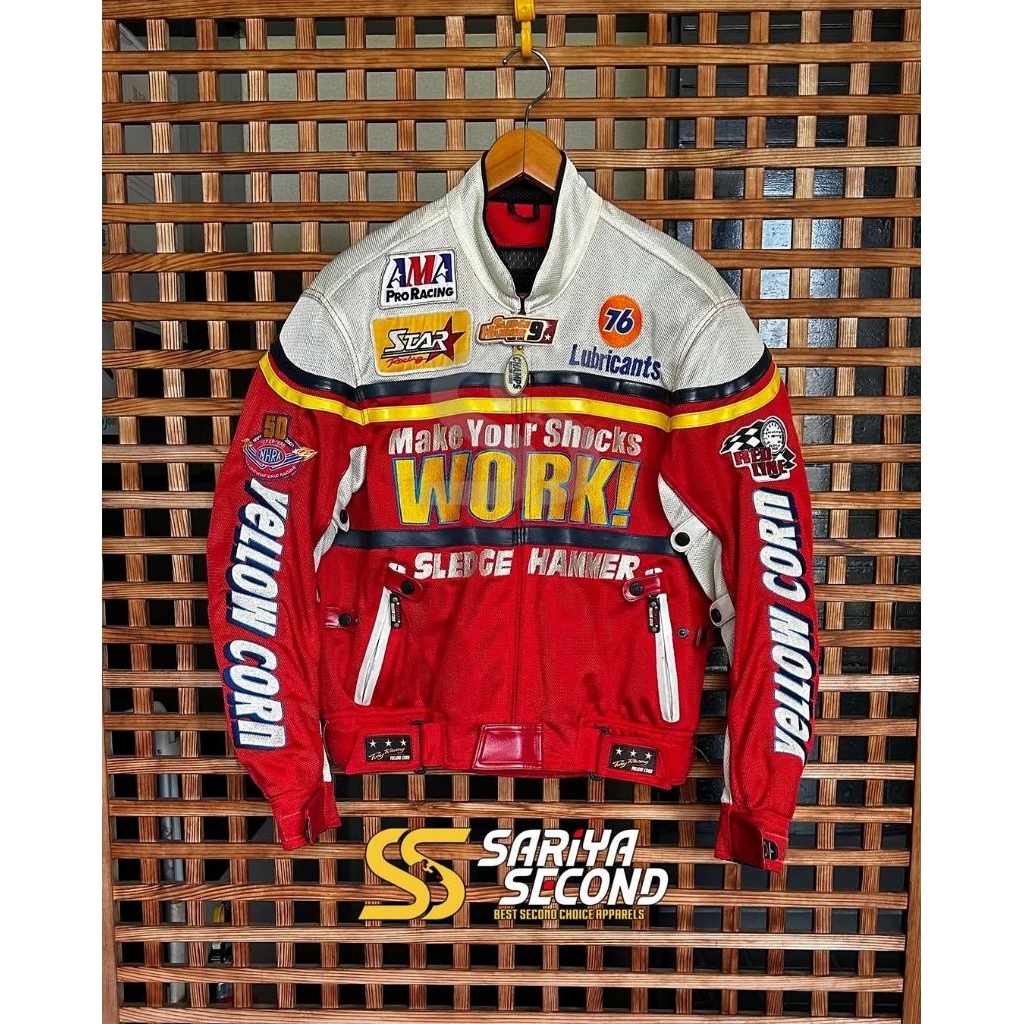 Jacket Yellow Corn x 76 Lubricants (Vintage Series) Size : M