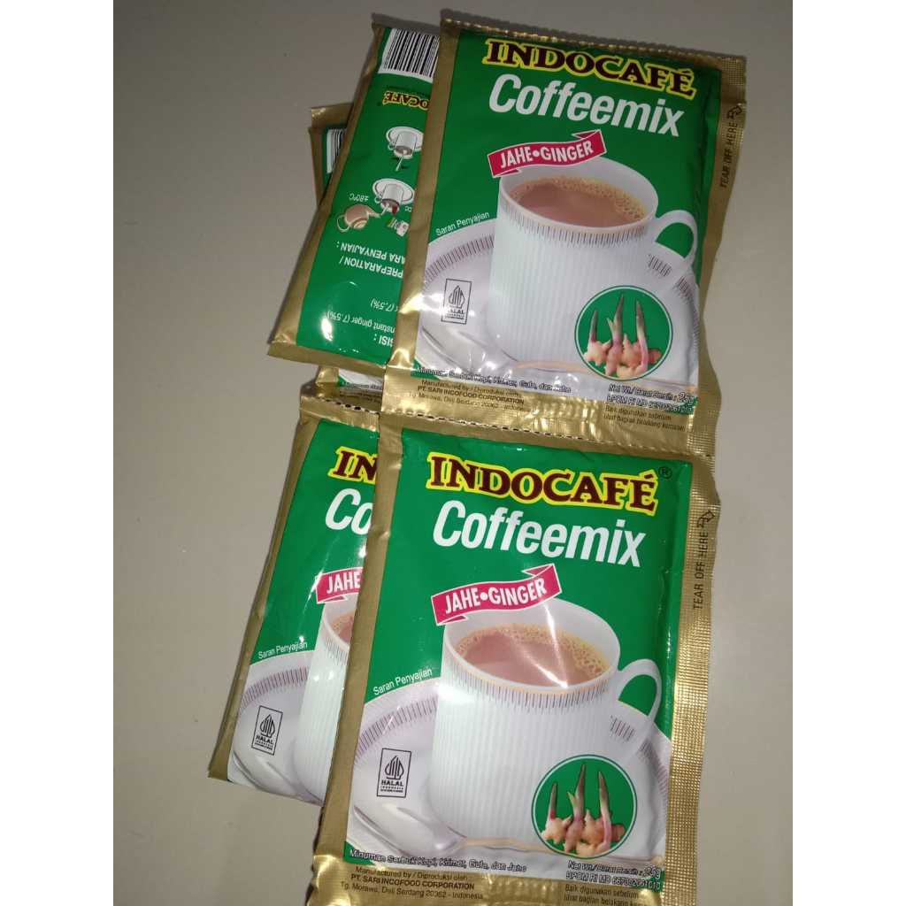 Indocafe Coffemix Jahe 10 Sachet 1 Renteng