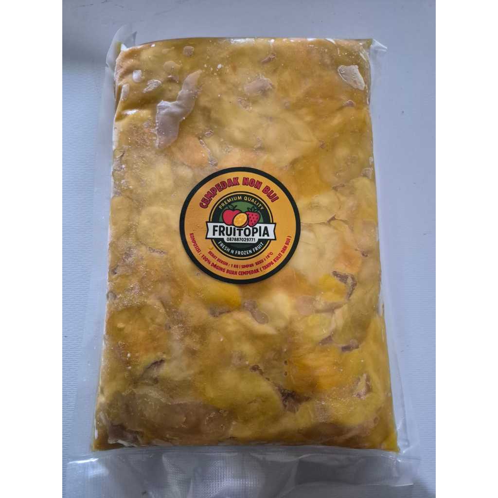Cempedak frozen beku tanpa biji manis Fruitopia 1 kg