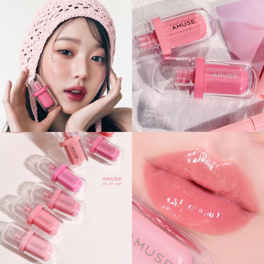 [ READY STOCK ] AMUSE Lip Jelly Gloss Tint Jel-Fit Tint