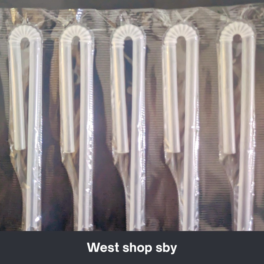 Sedotan tekuk bening susu uht / teh kotak / kelapa thai