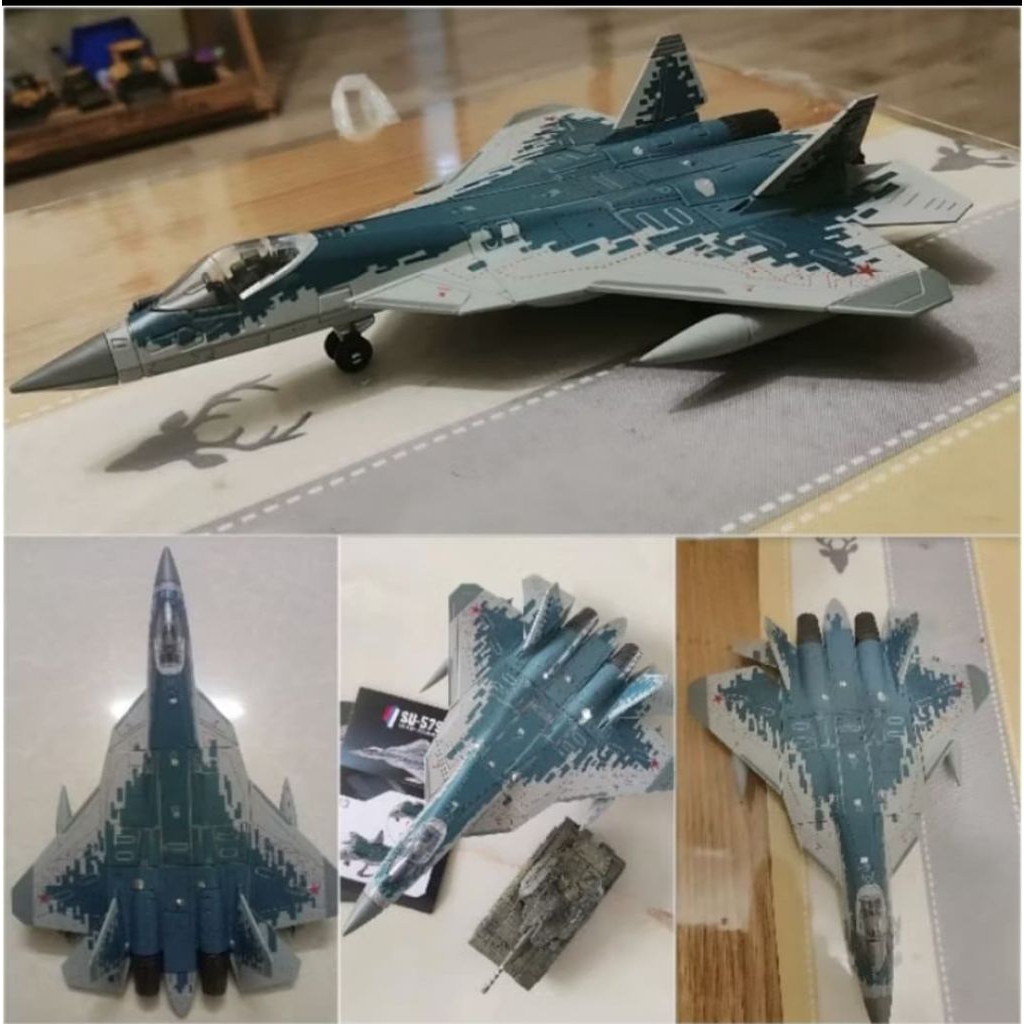 model kit pesawat jet SU-57 HEAVY FIGHTER 1/72 jet tempur