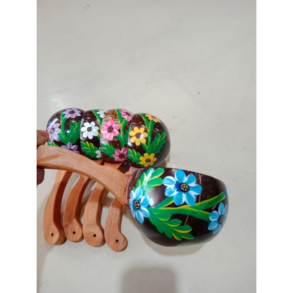 Gayung Batok estetik/siwur batok kelapa/Gayung siraman