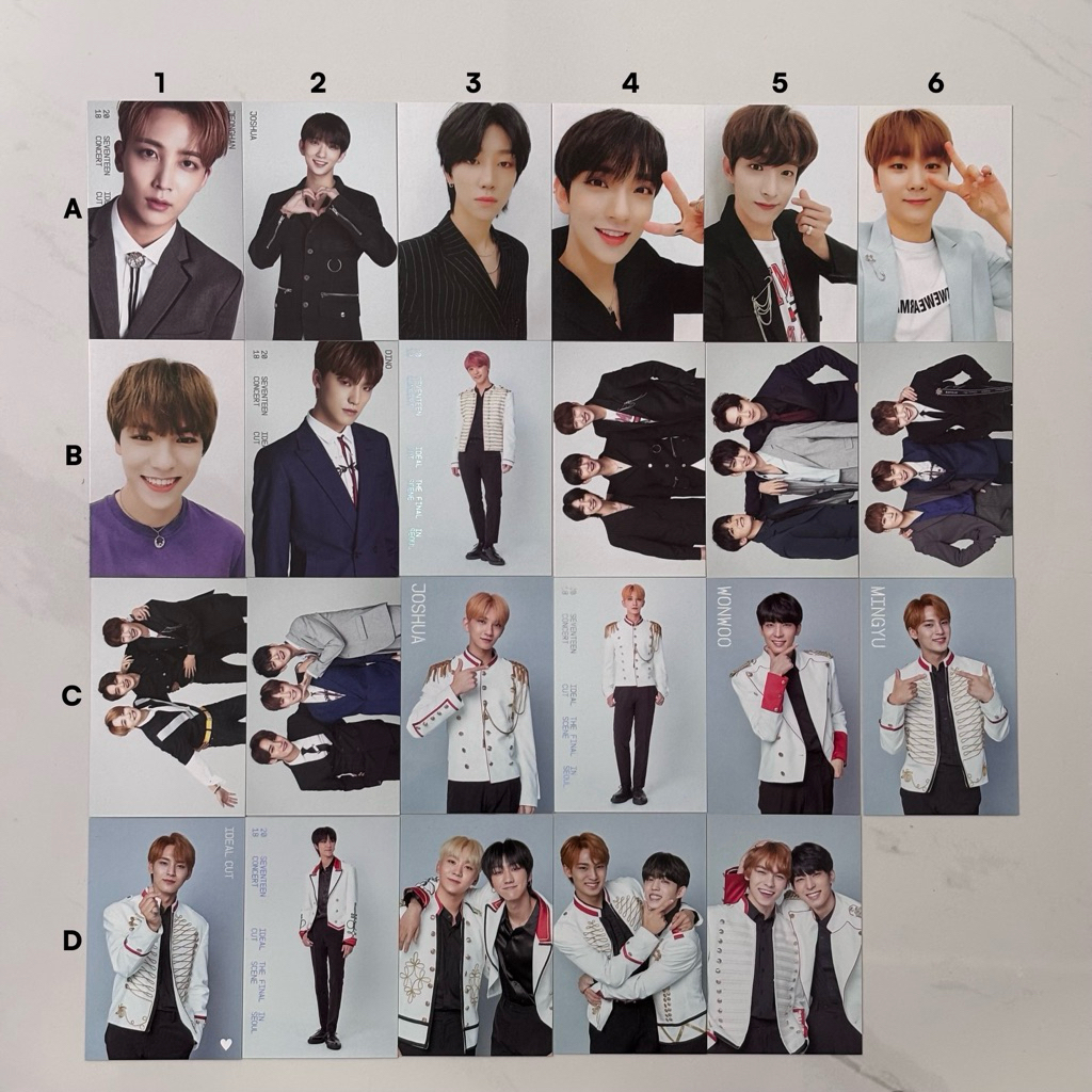 [MIN PEMBELIAN 3PCS / 50K] TRADING CARD PHOTOCARD SVT SEVENTEEN IDEAL CUT & IDEAL CUT FINAL SCENE IN