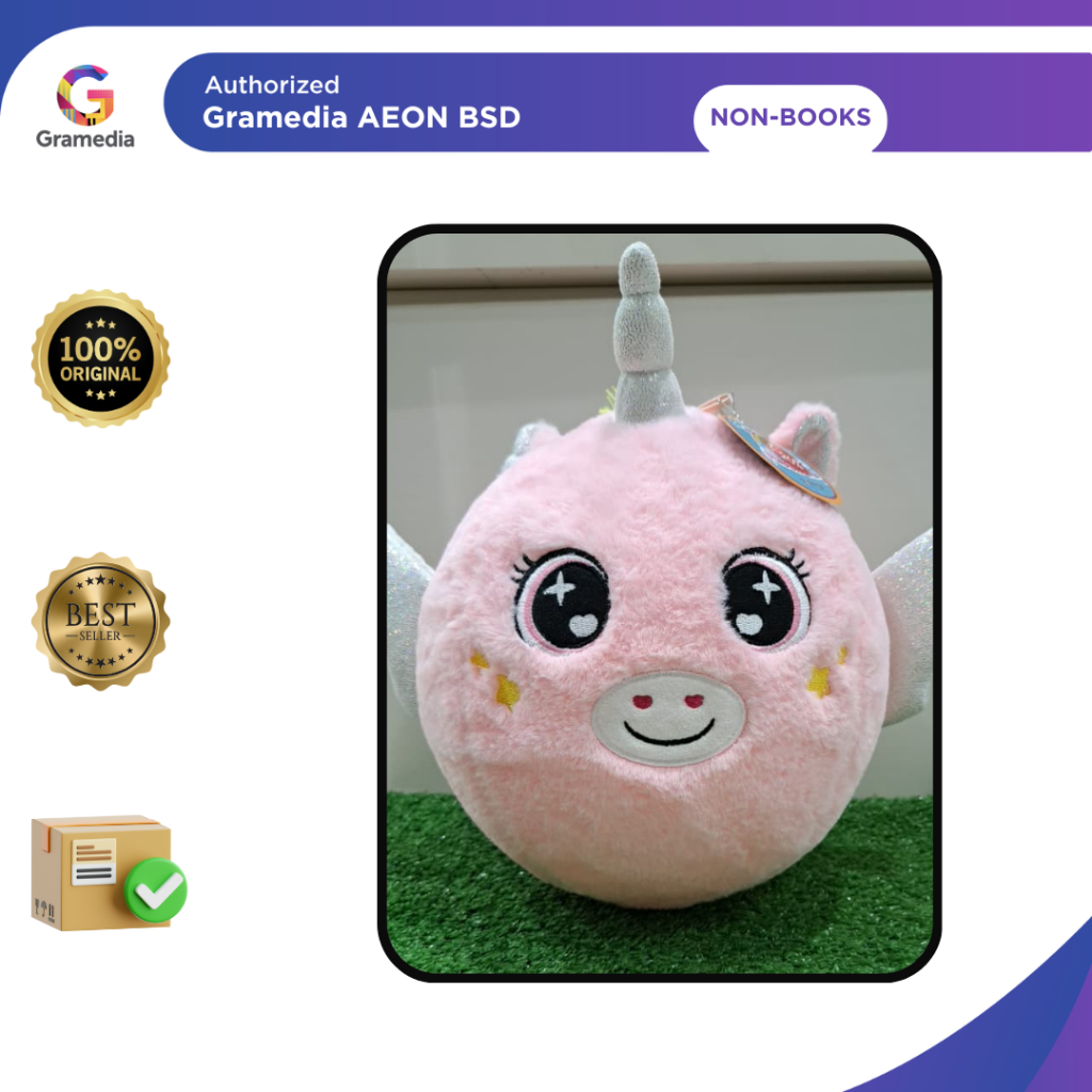 PUFF UPS PLUSH BALL - DAZZLE 9 UN - 07 - GRAMEDIA AEON MALL BSD