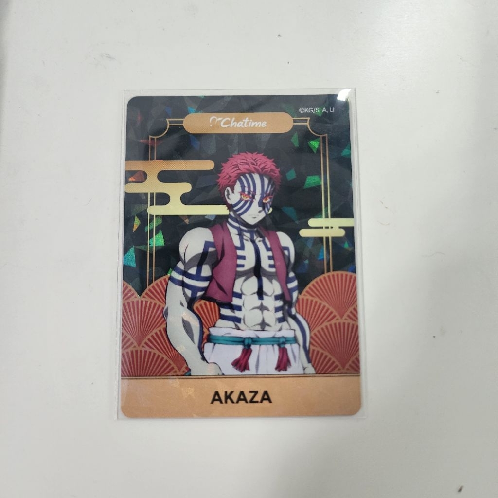 Kartu Demon Slayer x Chatime (Akaza)