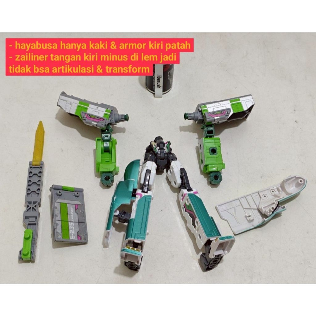 [Junk] patah tomy shinkalion Z E5 Hayabusa E235 Yamanote zailiner shinkansen deformation robot trans
