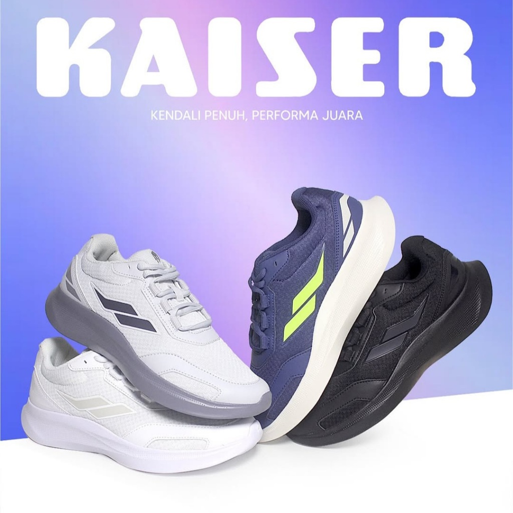 Sepatu Olahraga Running Lari Sportstyle MILLS KAISER Pria Wanita