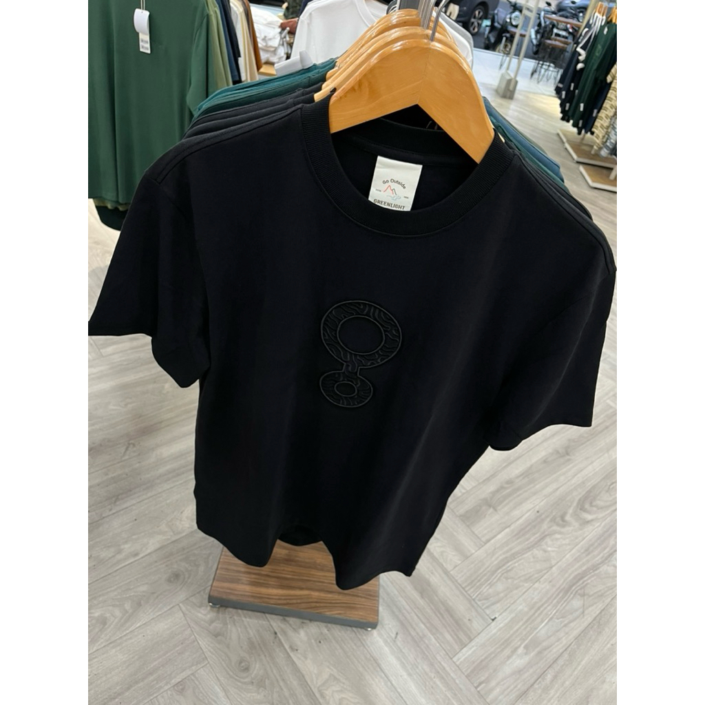 Kaos Greenlight Pria Cotton Embro Logo Original (OVERSIZE)