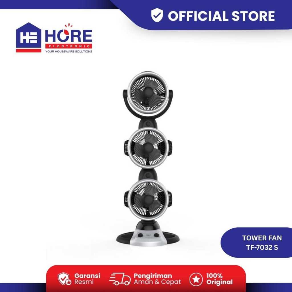 MASPION TOWER FAN KIPAS ANGIN TOWER TF 7032S UKURAN 7 INCH