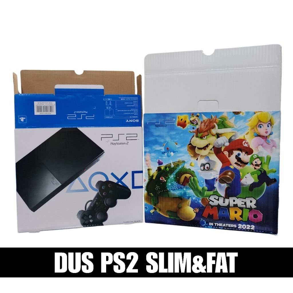 Kardus PS2 Slim&Fat + Dalaman - Box Ps2 Fat&Slim
