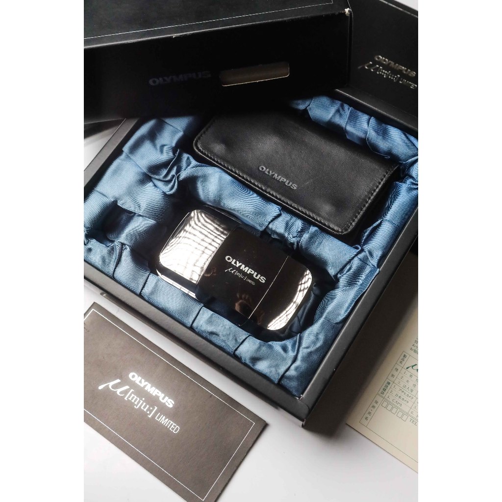 Kamera Analog Olympus MJU-1 Limited Edition Super Mulus  Lengkap Dus  Barang Langka