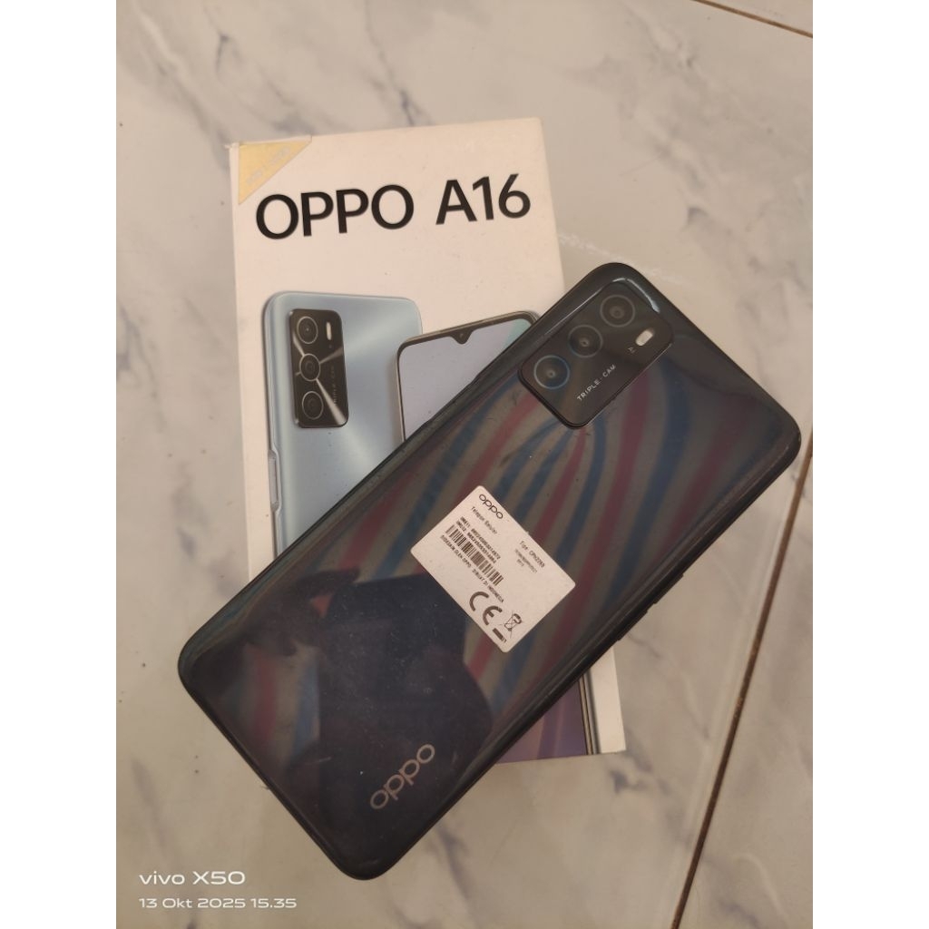 oppo A16 ram 3gb/32gb fullsett