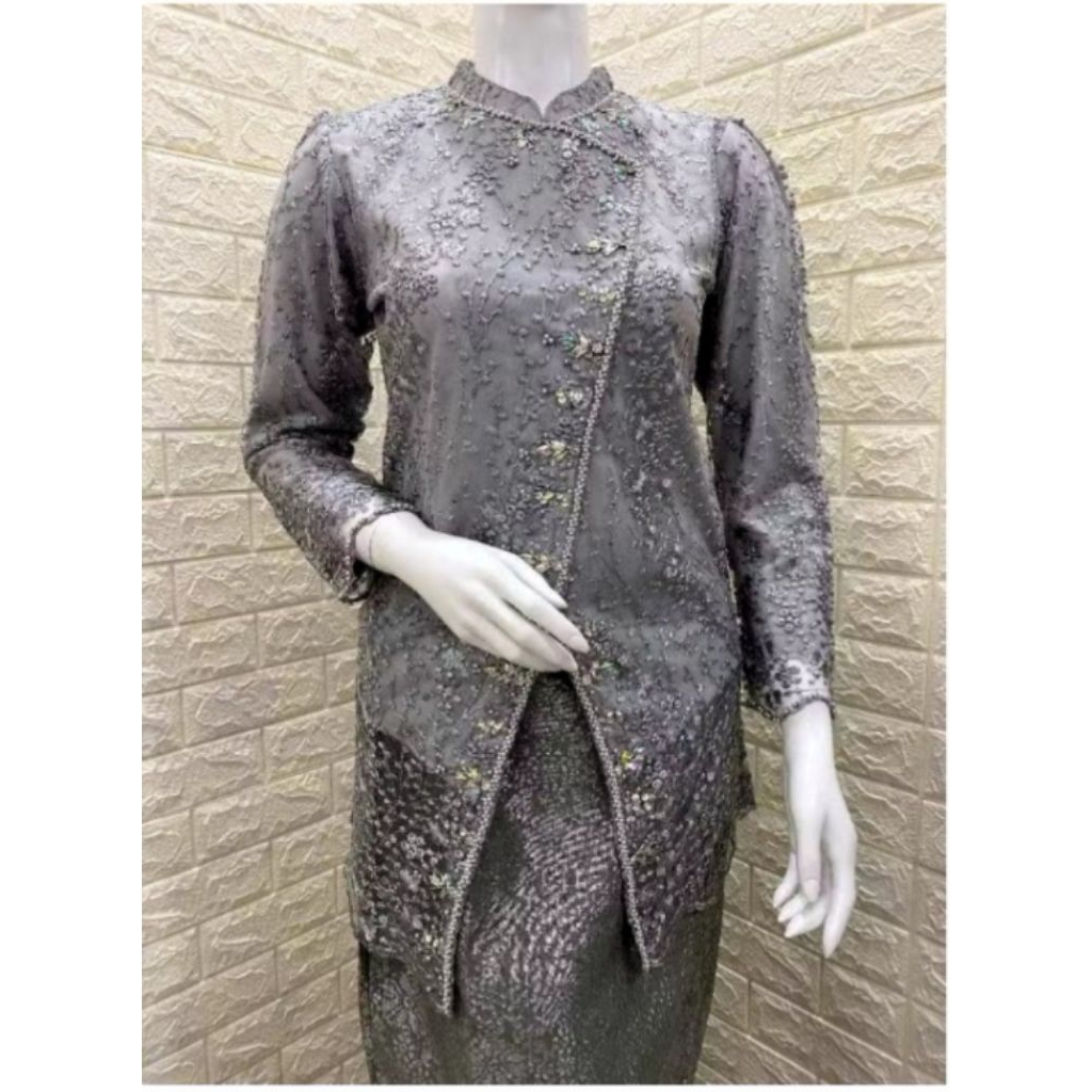 kebaya jangan tile premium jahitan tangan /kebaya atasan acara wisuda nikahan lamaran