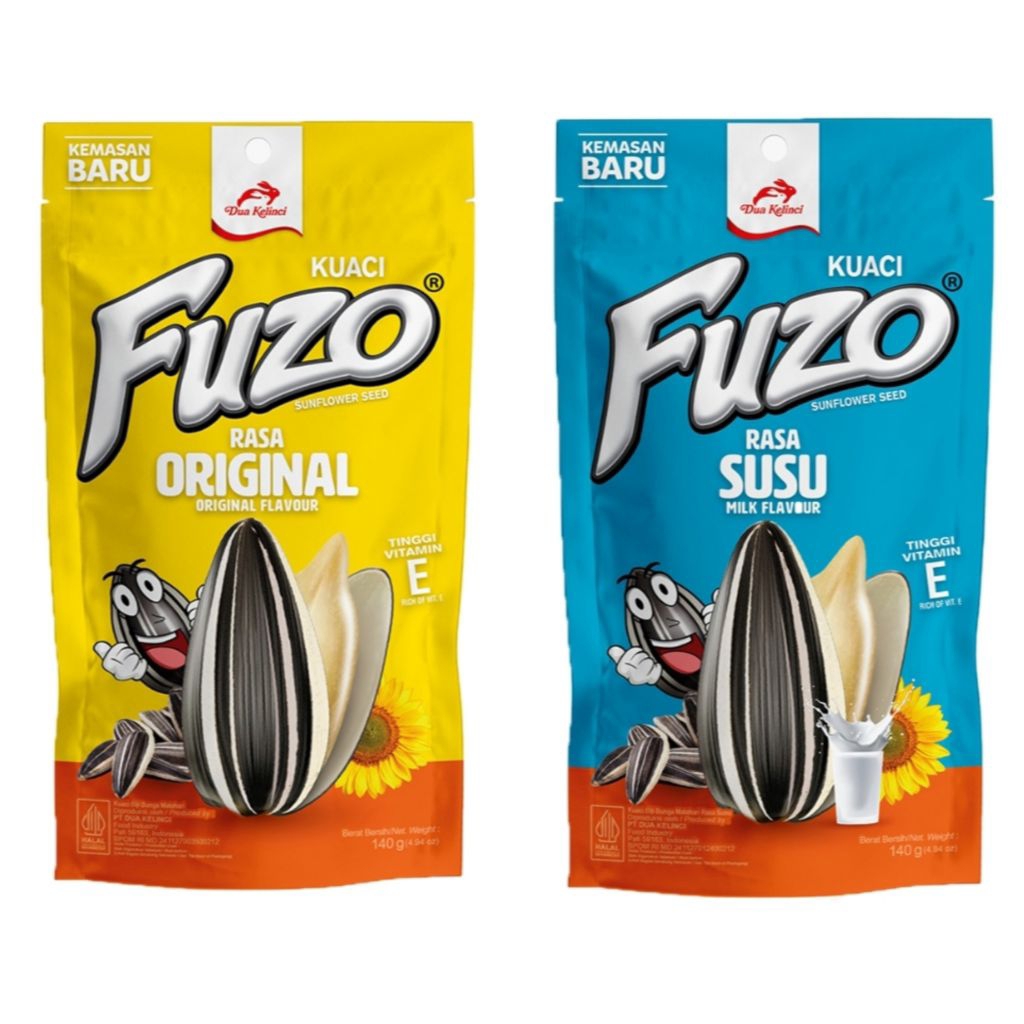Dua Kelinci Fuzo Kuaci Milk Coffee rasa susu original