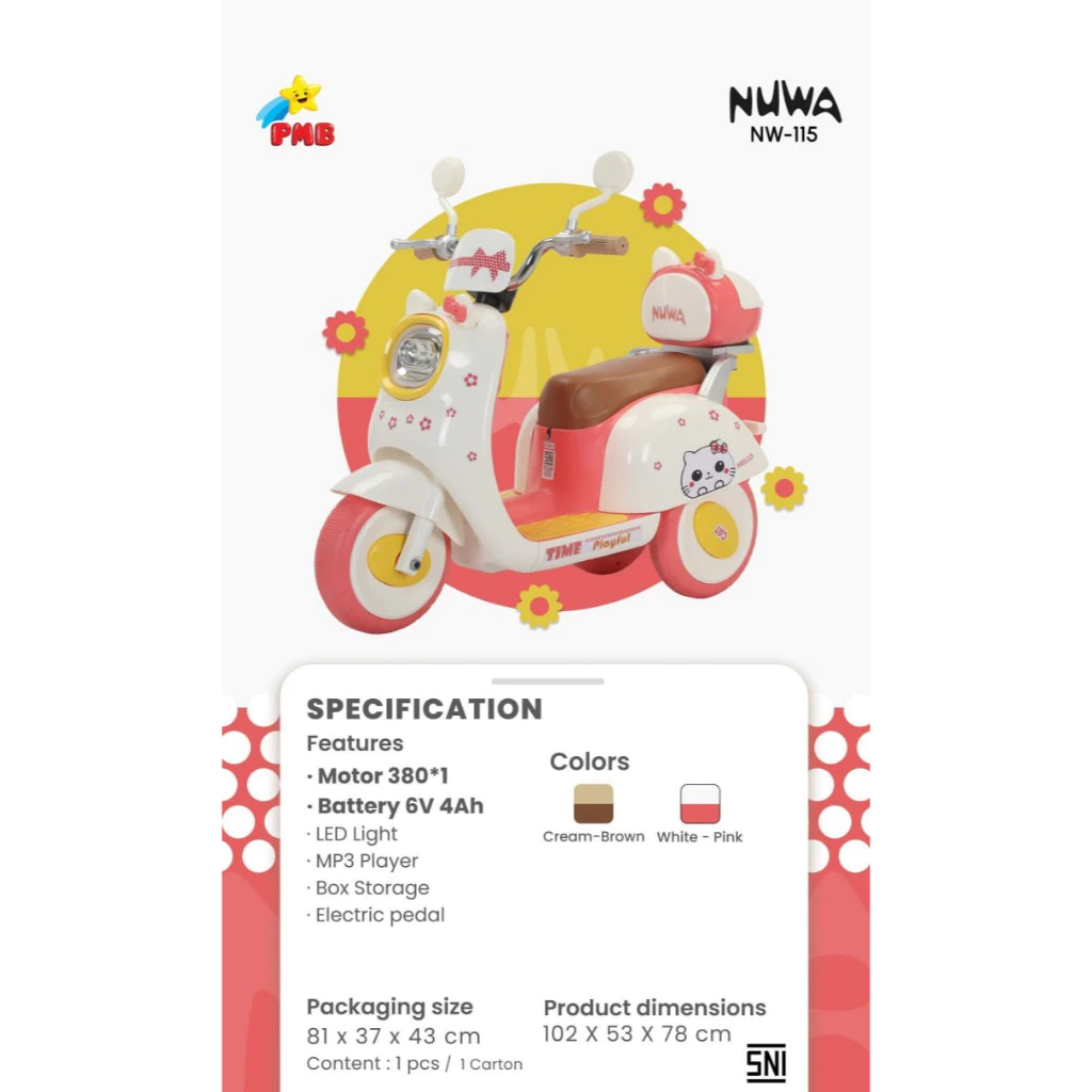 Motor Aki Anak | Motor Aki | Perempuan Laki | Toys Driver